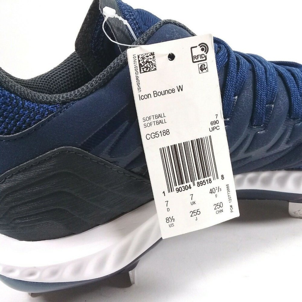 Adidas NEW Women's Icon Bounce Softball Cleats Size 8.5 - Picture 2 of 13